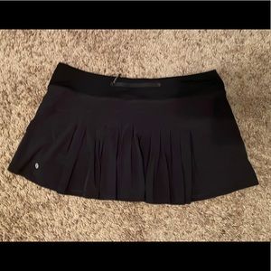 Lululemon Black Tennis Skirt Size 12
